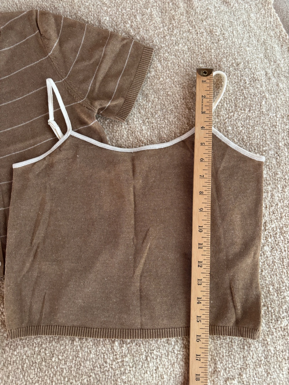 NWT Linen Blend Cardigan Set - Picture 9 of 12